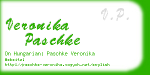 veronika paschke business card